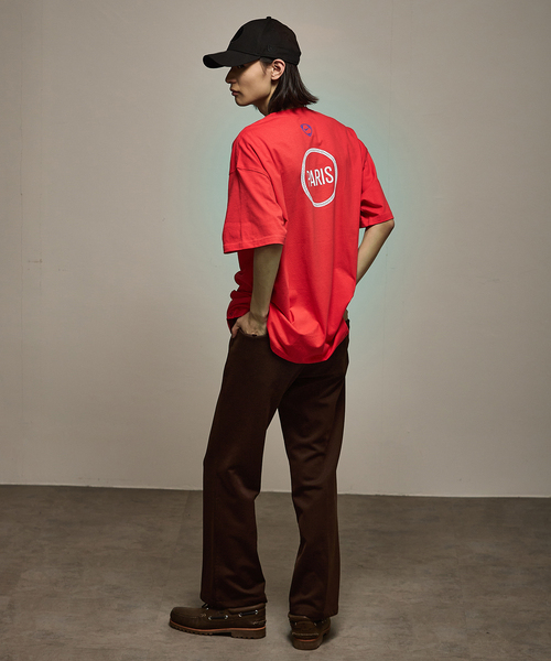 NIKE(ナイキ)の「【NIKE / ナイキ】PSG M NK T90 REMIX TEE HV4922- 679(Tシャツ/カットソー・メンズ・レッド・SMALL/MEDIUM/LARGE/X-LARGE/XX-LARGE)」の3枚目の写真