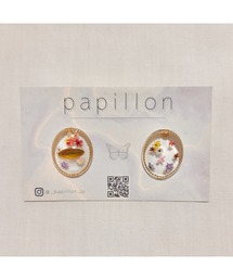 【papillon】お花サークルピアス(MA)