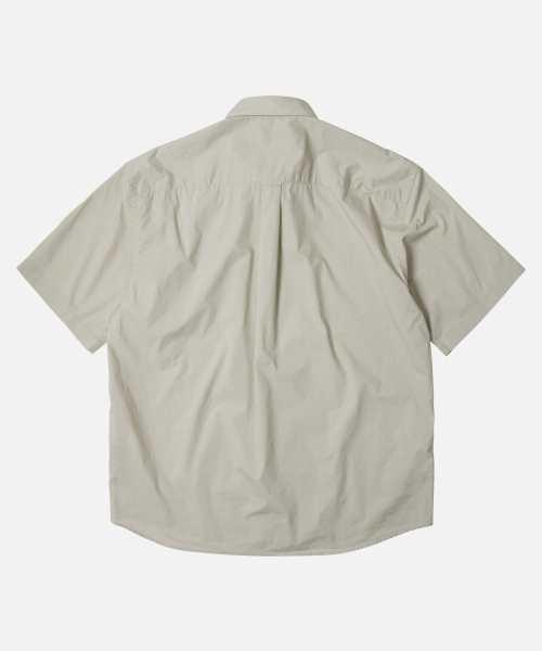 FRIZMWORKS(フリズムワークス)の「TYPEWRITER HALF SHIRT _ DOVE GRAY(シャツ/ブラウス・メンズ・その他・MEDIUM/LARGE/X-LARGE)」の2枚目の写真