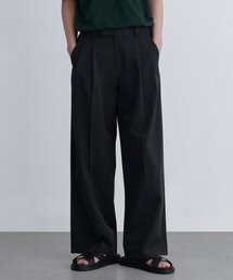MUSINSA STANDARD（ムシンサスタンダード）の「SUPER WIDE HIDDEN ELASTIC WAISTBAND SLACKS_CHARCOAL GRAY（スラックス・メンズ）」
