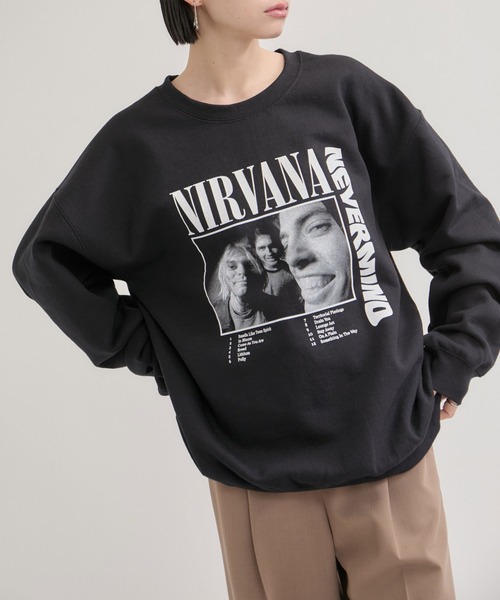 GOOD ROCK SPEED(グッドロックスピード)の「【GOOD ROCK SPEED/グッドロックスピード】NIRVANAフェイスプリントスウェット/NEVERMIND SWEAT(スウェット・メンズ・ブラック・LL/L/M)」の15枚目の写真