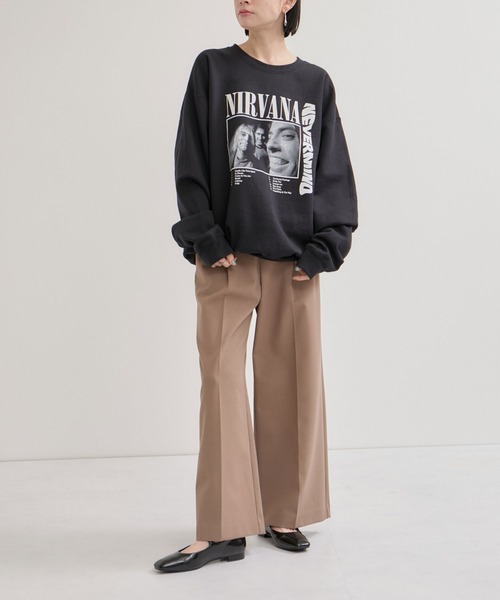 GOOD ROCK SPEED(グッドロックスピード)の「【GOOD ROCK SPEED/グッドロックスピード】NIRVANAフェイスプリントスウェット/NEVERMIND SWEAT(スウェット・メンズ・ブラック・LL/L/M)」の13枚目の写真