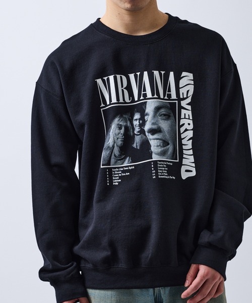 GOOD ROCK SPEED(グッドロックスピード)の「【GOOD ROCK SPEED/グッドロックスピード】NIRVANAフェイスプリントスウェット/NEVERMIND SWEAT(スウェット・メンズ・ブラック・LL/L/M)」の19枚目の写真