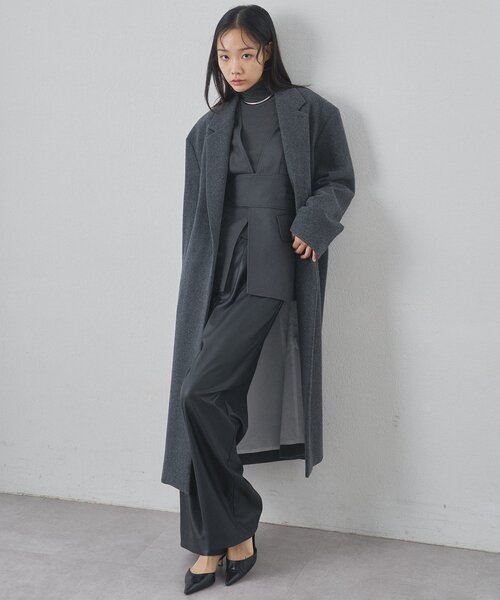 Whim Gazette（ウィムガゼット）の「メルトンベスト（ベスト・レディース・グレー・FREE）」の11枚目の写真