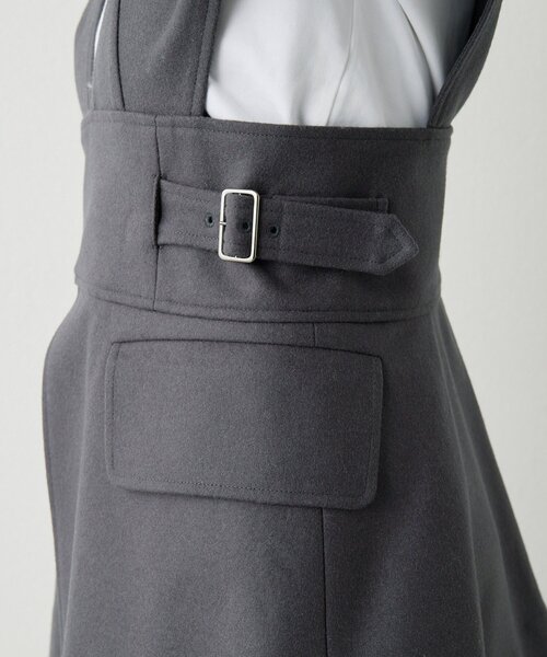 Whim Gazette（ウィムガゼット）の「メルトンベスト（ベスト・レディース・グレー・FREE）」の4枚目の写真