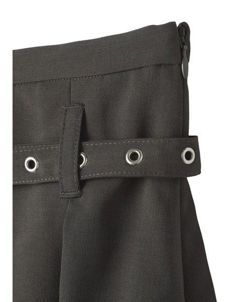 FELICITY（フェリシティ）の「Belted Flare Skirt（スカート・レディース・グレー/ブラウン・2/1）」の16枚目の写真