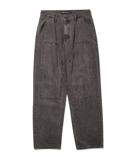 TRIP LE SENS（トリップ ル センス）の「ユニセックスカーペンターカラー デニムパンツ_GREY（デニムパンツ・レディース・その他・LARGE/MEDIUM/SMALL）」の5枚目の写真