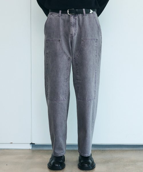 TRIP LE SENS（トリップ ル センス）の「ユニセックスカーペンターカラー デニムパンツ_GREY（デニムパンツ・レディース・その他・LARGE/MEDIUM/SMALL）」の7枚目の写真
