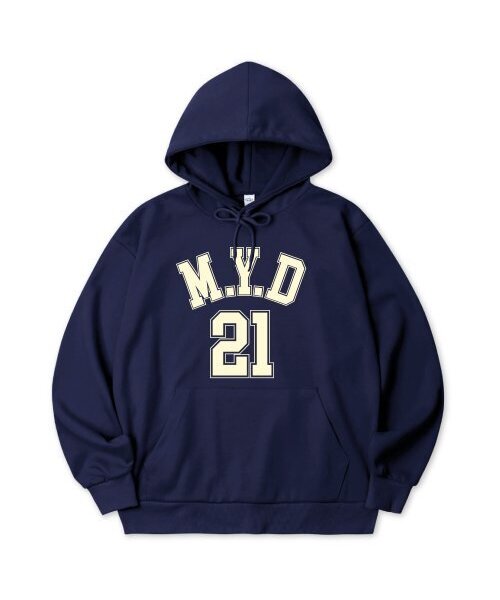 MILLION DAY(ミリオンデイ)の「MILLION MYD Heavy Jersey Hoodie(パーカー・メンズ・ダークグリーン/アイボリー/ホワイト/ネイビー・LARGE/MEDIUM/X-LARGE)」の4枚目の写真