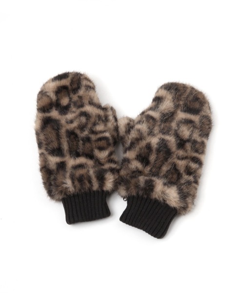 GLOBAL WORK（グローバルワーク）の「紐付き洗えるファーミトングローブ/598362（手袋・レディース・グレー/オフホワイト/その他/ベージュ/ダークブラウン/ブラウン・FREE）」の13枚目の写真