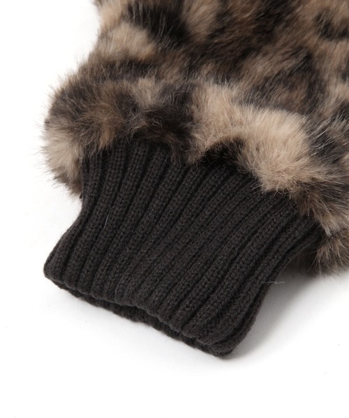 GLOBAL WORK（グローバルワーク）の「紐付き洗えるファーミトングローブ/598362（手袋・レディース・グレー/オフホワイト/その他/ベージュ/ダークブラウン/ブラウン・FREE）」の16枚目の写真