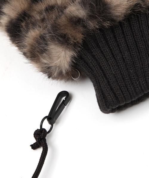 GLOBAL WORK（グローバルワーク）の「紐付き洗えるファーミトングローブ/598362（手袋・レディース・グレー/オフホワイト/その他/ベージュ/ダークブラウン/ブラウン・FREE）」の20枚目の写真