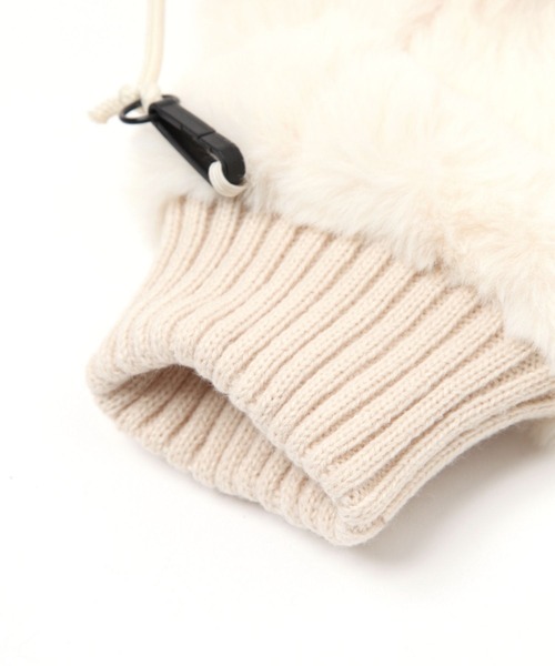 GLOBAL WORK（グローバルワーク）の「紐付き洗えるファーミトングローブ/598362（手袋・レディース・グレー/オフホワイト/その他/ベージュ/ダークブラウン/ブラウン・FREE）」の22枚目の写真