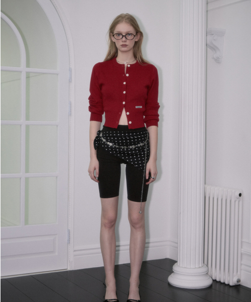 ROSEFRANTZ（ロゼフランツ）の「Soft Nut Button Cardigan [Red]（カーディガン/ボレロ・レディース・レッド・FREE）」の2枚目の写真