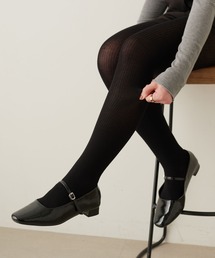 cross marche（クロスマルシェ）の「【温活本舗】リブタイツ（タイツ/ストッキング・レディース）」