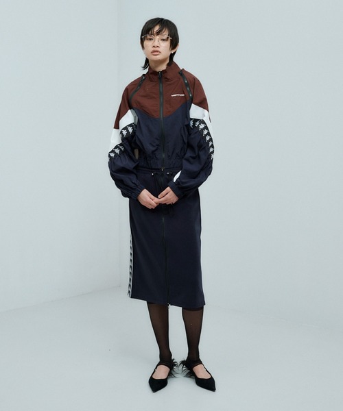 Kappa(カッパ)の「× Kappa ZIP JERSEY SKIRT / カッパ ジップジャージースカート(スカート・レディース・ネイビー/ボルドー・FREE)」の22枚目の写真