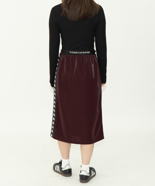 Kappa(カッパ)の「× Kappa ZIP JERSEY SKIRT / カッパ ジップジャージースカート(スカート・レディース・ネイビー/ボルドー・FREE)」の10枚目の写真