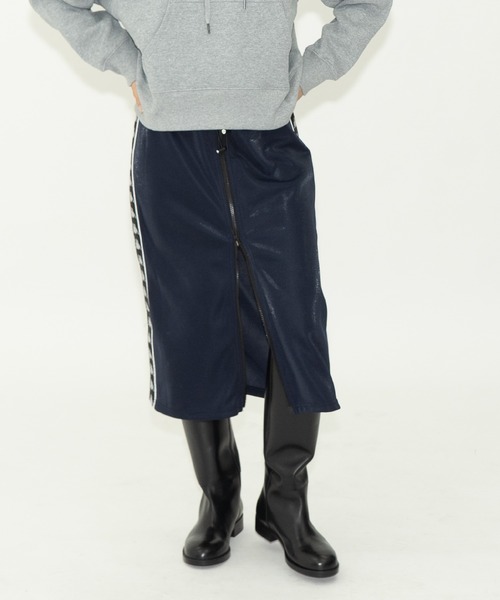Kappa(カッパ)の「× Kappa ZIP JERSEY SKIRT / カッパ ジップジャージースカート(スカート・レディース・ネイビー/ボルドー・FREE)」の14枚目の写真