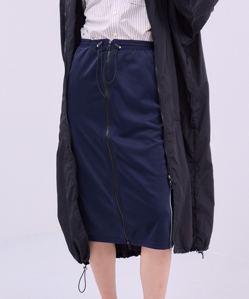 THINGS THAT MATTER（シングス ザット マター）の「× Kappa ZIP JERSEY SKIRT / カッパ ジップジャージースカート（スカート・レディース・ネイビー/ボルドー・FREE）」の21枚目の写真