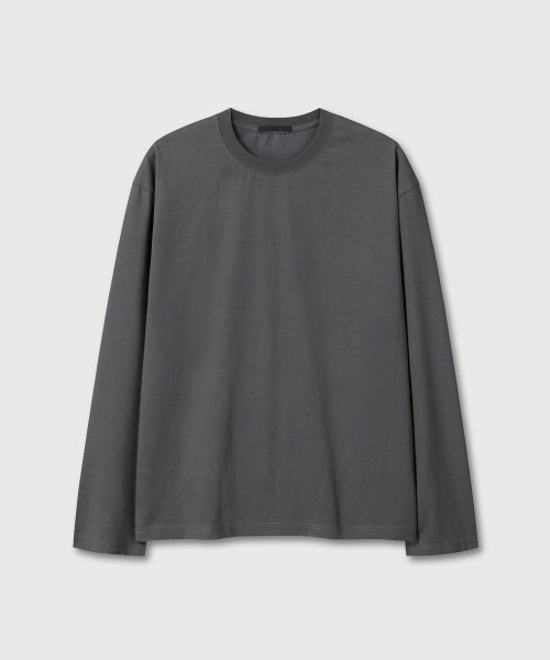 DIVEIN(ダイブイン)の「UNIFORM LONG SLEEVE (CHARCOAL)(Tシャツ/カットソー・メンズ・その他・0/1/2)」の2枚目の写真