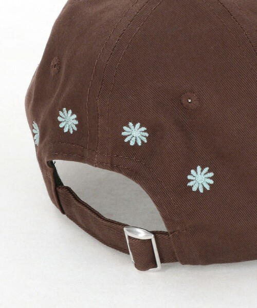 green label relaxing（グリーンレーベルリラクシング）の「フラワー刺しゅう キャップ / CAP（キャップ・キッズ・ライトブルー/ダークブラウン・FREE(52-56cm)）」の8枚目の写真