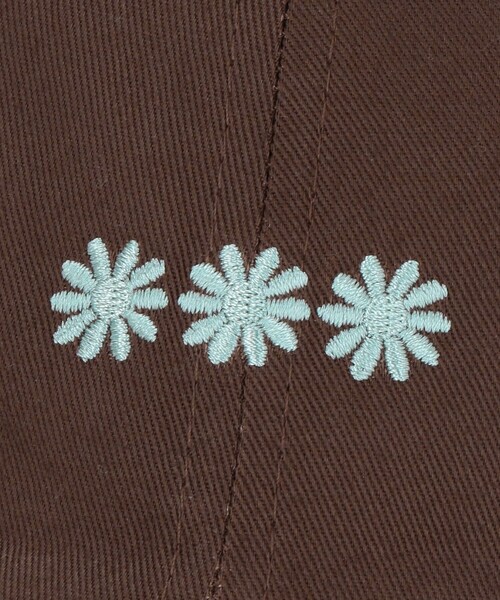 green label relaxing（グリーンレーベルリラクシング）の「フラワー刺しゅう キャップ / CAP（キャップ・キッズ・ライトブルー/ダークブラウン・FREE(52-56cm)）」の10枚目の写真
