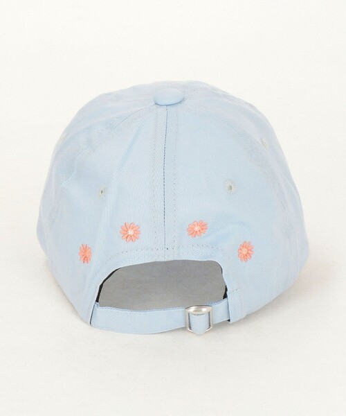green label relaxing（グリーンレーベルリラクシング）の「フラワー刺しゅう キャップ / CAP（キャップ・キッズ・ライトブルー/ダークブラウン・FREE(52-56cm)）」の12枚目の写真
