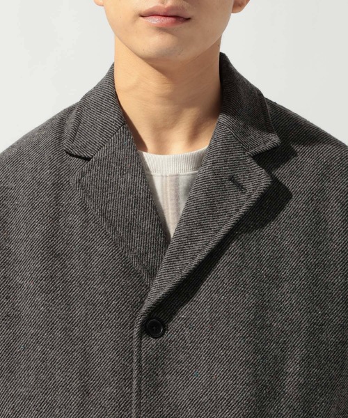 niko and...(ニコアンド)の「ハンティングオーバージャケット(テーラードジャケット・メンズ・グレー/ブラウン・LARGE/MEDIUM)」の11枚目の写真