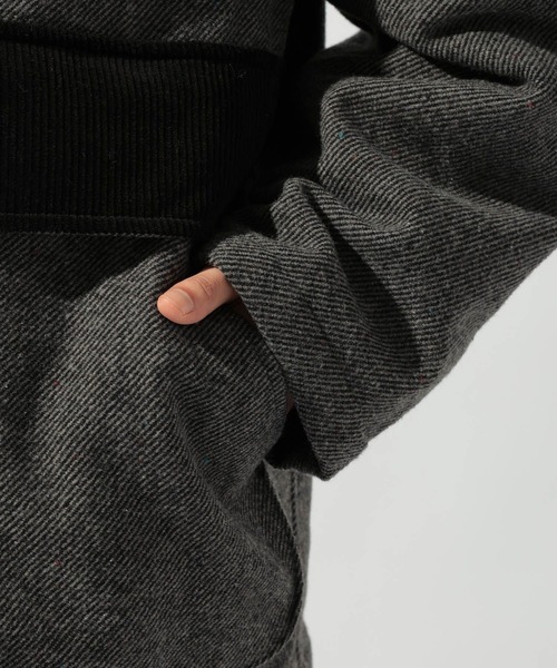 niko and...(ニコアンド)の「ハンティングオーバージャケット(テーラードジャケット・メンズ・グレー/ブラウン・LARGE/MEDIUM)」の15枚目の写真