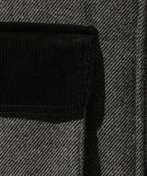 niko and...(ニコアンド)の「ハンティングオーバージャケット(テーラードジャケット・メンズ・グレー/ブラウン・LARGE/MEDIUM)」の19枚目の写真