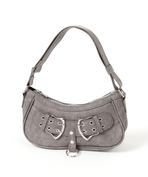 3.3 Field Trip （3.3フィールドトリップ）の「3.3 Field Trip／コンパクトバックルバッグ（ハンドバッグ・レディース・ブラウン/チャコールグレー・ONE SIZE）」の6枚目の写真