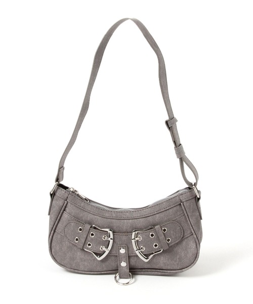 3.3 Field Trip （3.3フィールドトリップ）の「3.3 Field Trip／コンパクトバックルバッグ（ハンドバッグ・レディース・ブラウン/チャコールグレー・ONE SIZE）」の7枚目の写真