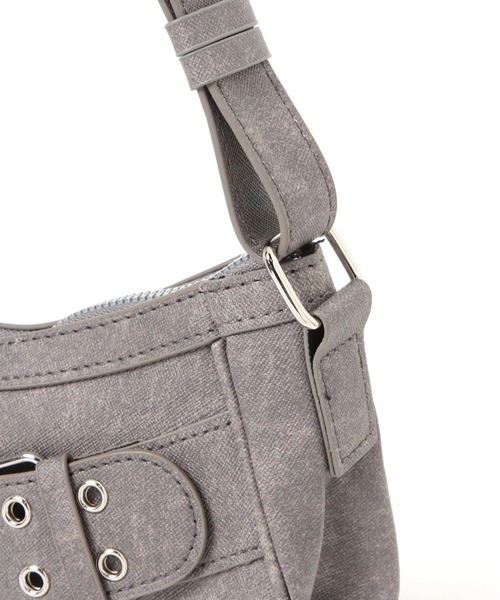 3.3 Field Trip （3.3フィールドトリップ）の「3.3 Field Trip／コンパクトバックルバッグ（ハンドバッグ・レディース・ブラウン/チャコールグレー・ONE SIZE）」の12枚目の写真