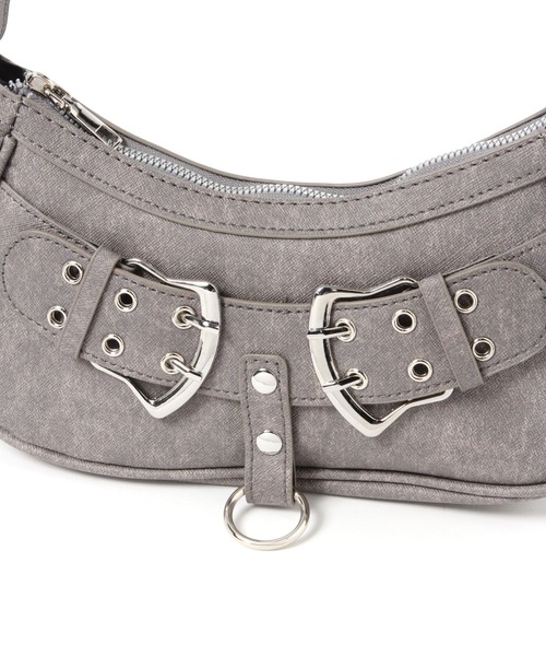 3.3 Field Trip （3.3フィールドトリップ）の「3.3 Field Trip／コンパクトバックルバッグ（ハンドバッグ・レディース・ブラウン/チャコールグレー・ONE SIZE）」の14枚目の写真