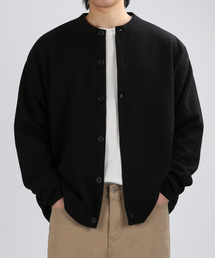 VERYVAIN（ベリベーン）の「BREATHABLE ROUND CARDIGAN (BLACK)（カーディガン/ボレロ）」