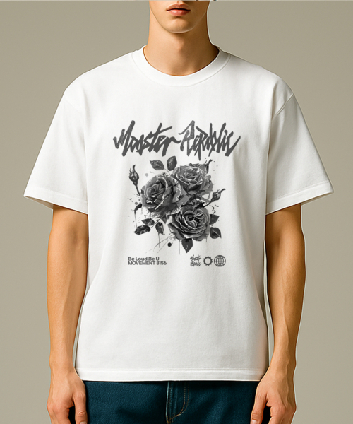 MONSTER REPUBLIC（モンスターリパブリック）の「プロゼンローズグレーTシャツホワイト_8156（Tシャツ/カットソー・レディース・その他・SMALL/MEDIUM/LARGE/X-LARGE）」の4枚目の写真