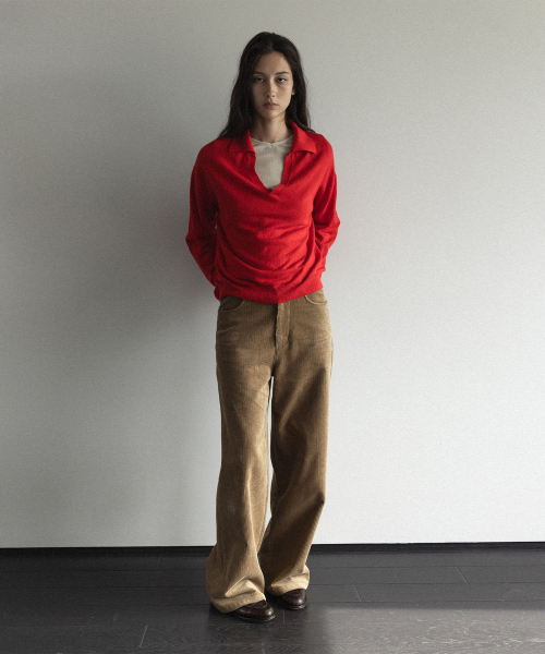 BLANKROOM HER(ブランクルームウーマン)の「ソールコーデュロイパンツ_BEIGE(その他パンツ・レディース・その他・0/1/2)」の2枚目の写真