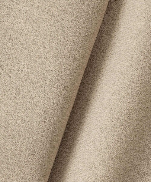 ANAYI（アナイ）の「【Eternal Line 2026】ウールジョーゼットノーカラーダブルジャケット（ノーカラージャケット・レディース・ベージュ/ネイビー・36/38/34）」の9枚目の写真