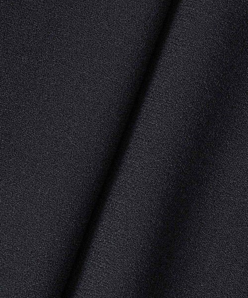 ANAYI（アナイ）の「【Eternal Line 2026】ウールジョーゼットノーカラーダブルジャケット（ノーカラージャケット・レディース・ベージュ/ネイビー・36/38/34）」の4枚目の写真