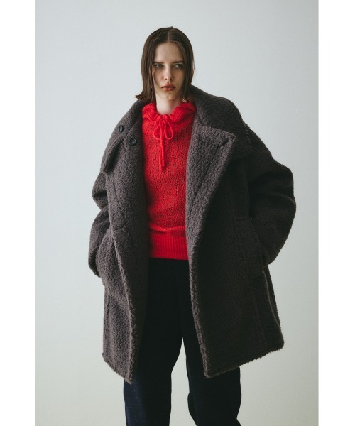 セール】Stand collar boa coat スタンドカラーボアコート（その他