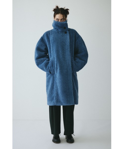 ヘリンドットサイ（HeRIN．CYE）/Stand collar boa coat セール】Stand collar boa coat スタンドカラーボアコート（その他