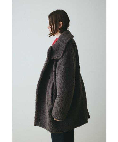 セール】Stand collar boa coat スタンドカラーボアコート（その他