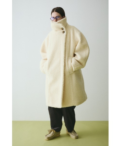 ⭐︎Hina さん専用⭐︎BONTON ボントン ニットアウター 12M セール】Stand collar boa coat スタンドカラーボアコート（その他