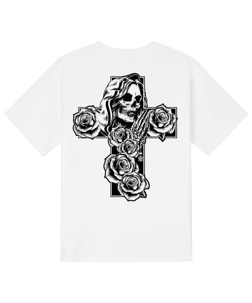 KAN6312(カン6312)の「KTW0134 エモン 半袖Tシャツ - ホワイト(Tシャツ/カットソー・メンズ・その他・SMALL/MEDIUM/LARGE/X-LARGE)」の1枚目の写真