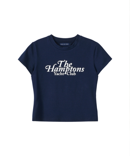 SALON DE YOHN(サロンドヨーン)の「Hampton Yacht Club Crop T_ Navy(Tシャツ/カットソー・レディース・その他・MEDIUM/SMALL)」の4枚目の写真
