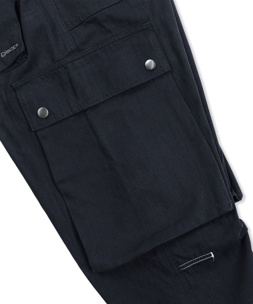 GLACK(グラック)の「GP172 ルーズカーゴヘリンボーンコットンパンツ (ブラック)(その他パンツ・レディース・その他・MEDIUM/LARGE/SMALL)」の6枚目の写真