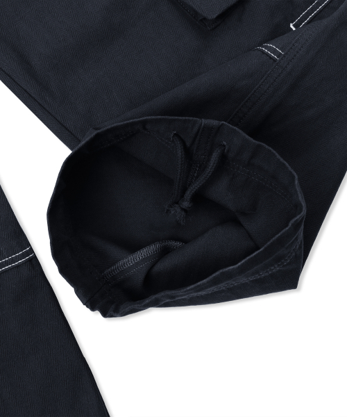 GLACK(グラック)の「GP172 ルーズカーゴヘリンボーンコットンパンツ (ブラック)(その他パンツ・レディース・その他・MEDIUM/LARGE/SMALL)」の8枚目の写真