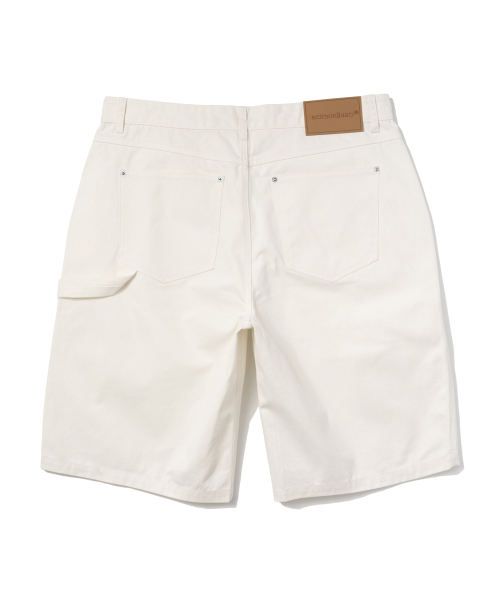 EXTRAORDINARY(エクストラオーディナリー)の「COATING CANVAS DOUBLE KNEE SHORTS OFF WHITE(その他パンツ・メンズ・その他・X-LARGE/MEDIUM/LARGE/XX-LARGE)」の6枚目の写真