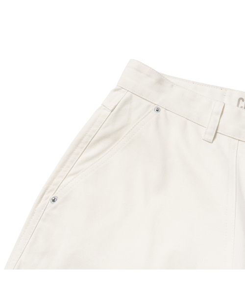 EXTRAORDINARY(エクストラオーディナリー)の「COATING CANVAS DOUBLE KNEE SHORTS OFF WHITE(その他パンツ・メンズ・その他・X-LARGE/MEDIUM/LARGE/XX-LARGE)」の4枚目の写真