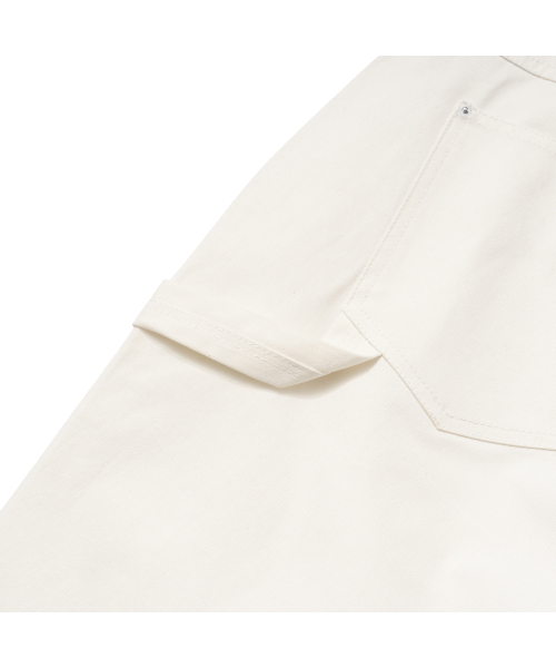 EXTRAORDINARY(エクストラオーディナリー)の「COATING CANVAS DOUBLE KNEE SHORTS OFF WHITE(その他パンツ・メンズ・その他・X-LARGE/MEDIUM/LARGE/XX-LARGE)」の2枚目の写真